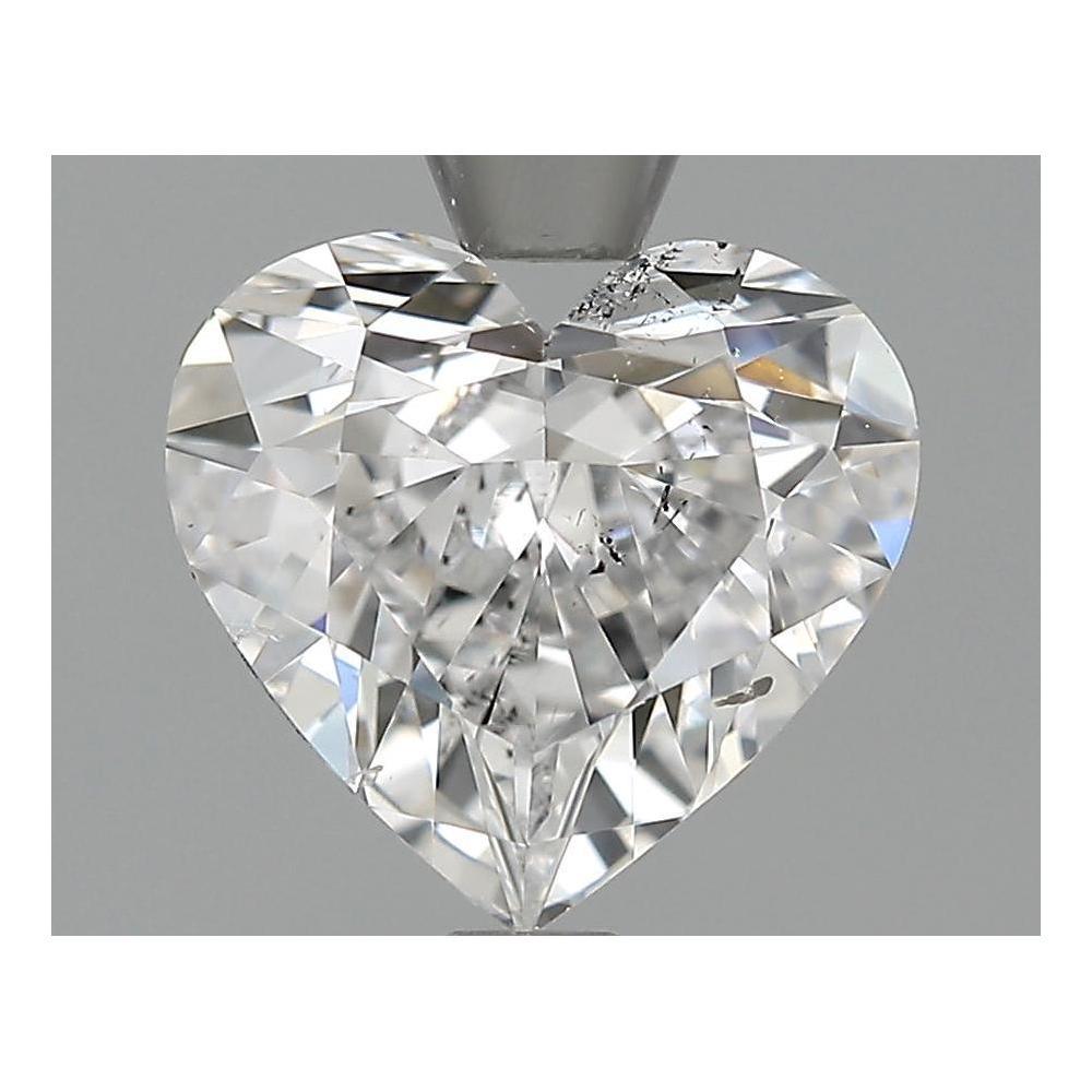 1.34 Carat Heart Loose Diamond, D, SI2, Excellent, GIA Certified | Thumbnail