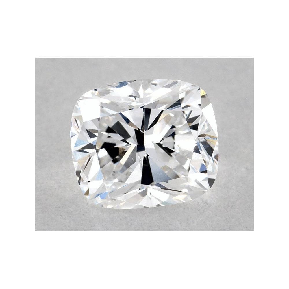 0.50 Carat Cushion Loose Diamond, D, I1, Ideal, GIA Certified
