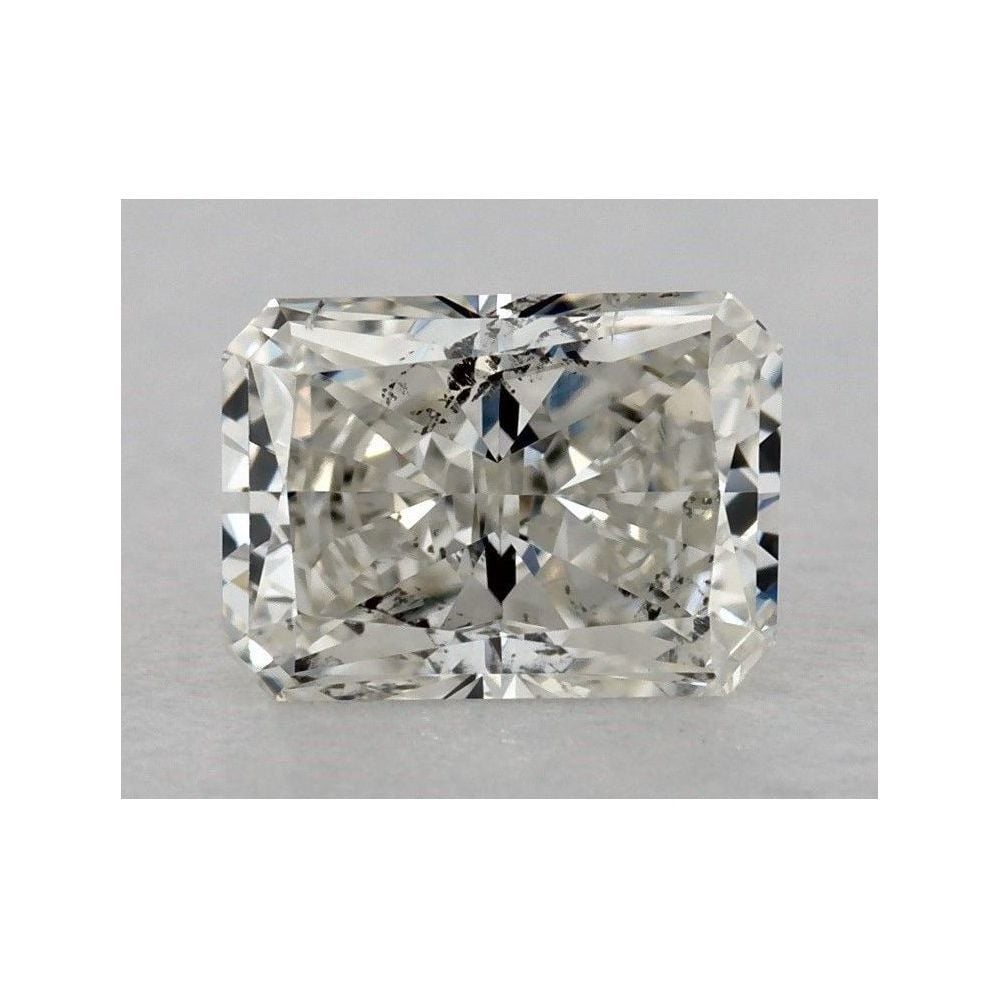 0.51 Carat Radiant Loose Diamond, I, SI2, Excellent, GIA Certified