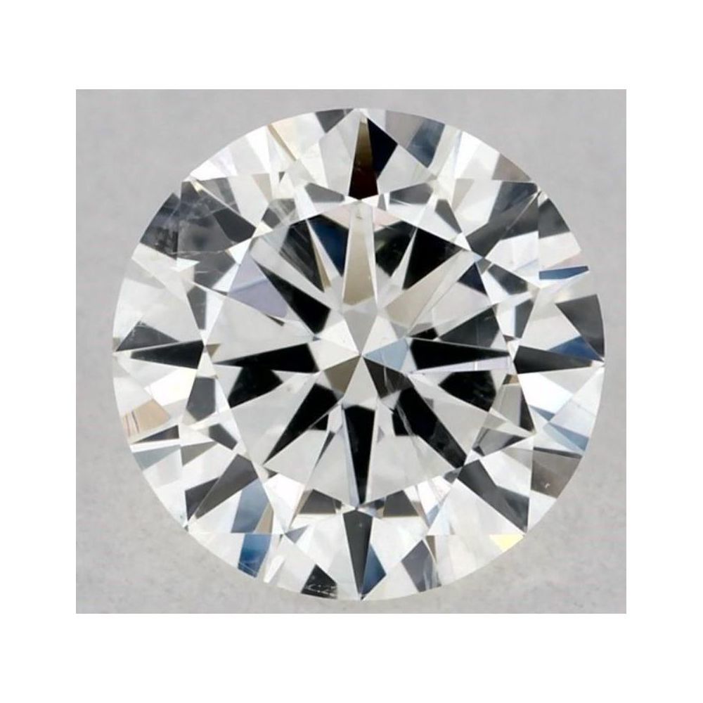 0.32 Carat Round Loose Diamond, H, SI2, Good, GIA Certified | Thumbnail