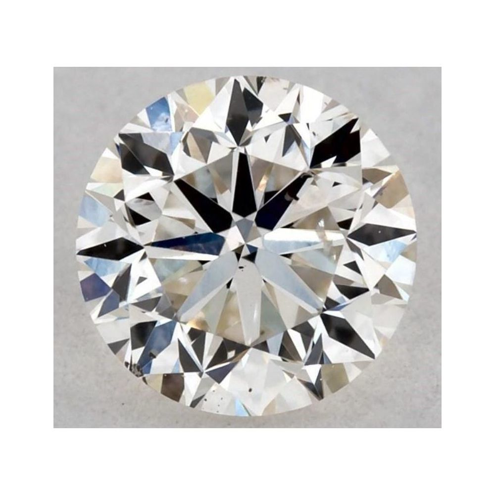 0.40 Carat Round Loose Diamond, K Faint Brown, SI1, Very Good, GIA Certified | Thumbnail