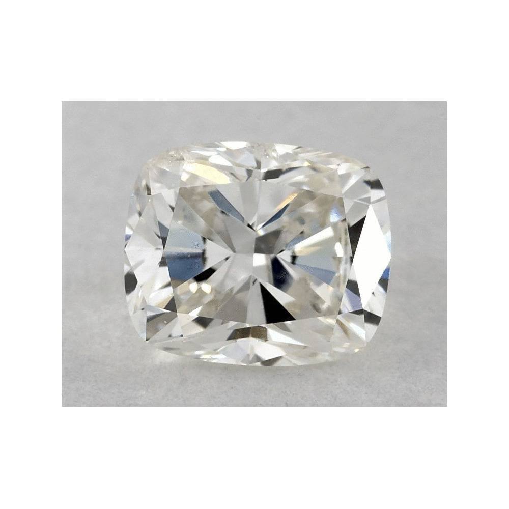 0.61 Carat Cushion Loose Diamond, H, I1, Ideal, GIA Certified | Thumbnail
