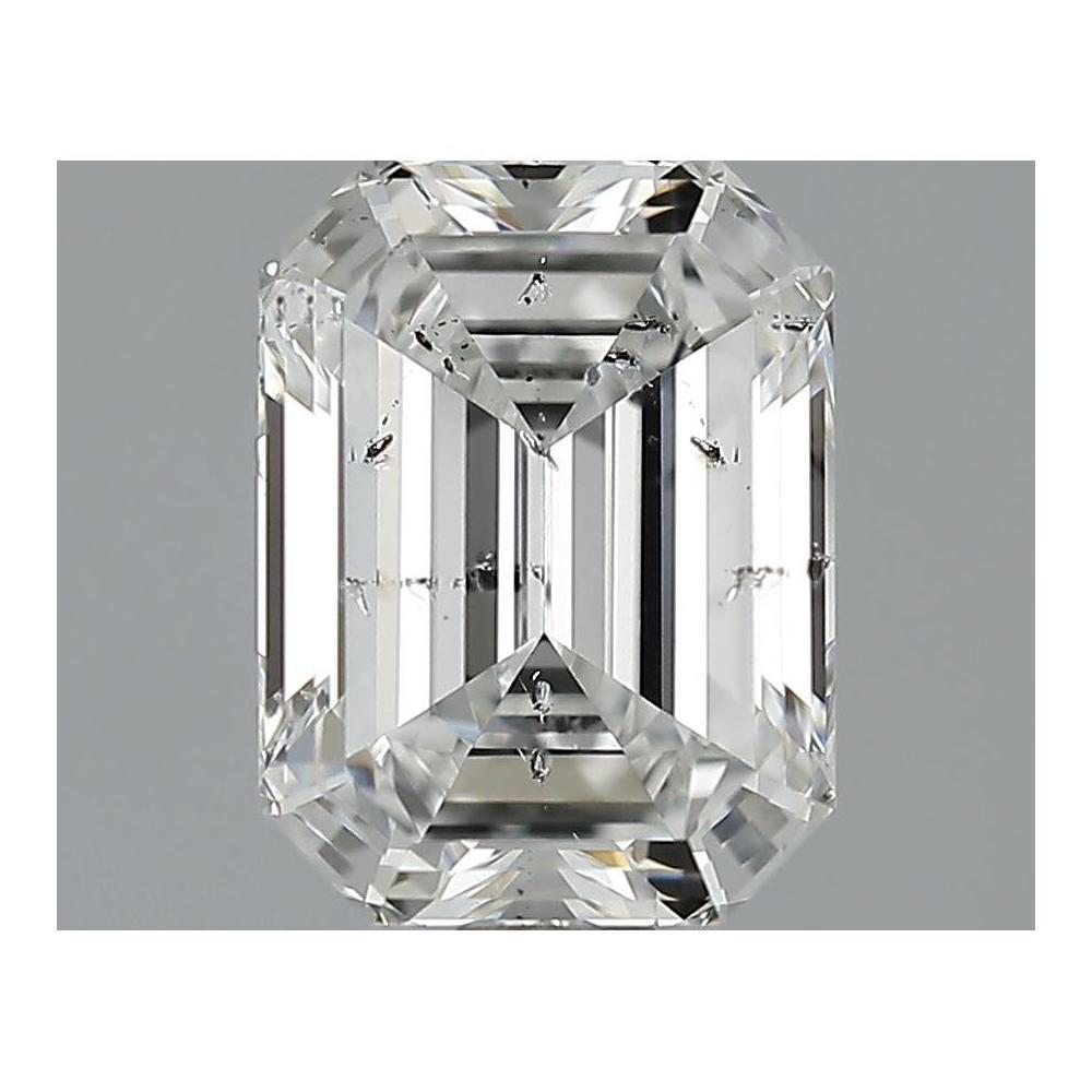 2.17 Carat Emerald Loose Diamond, F, SI2, Ideal, GIA Certified | Thumbnail