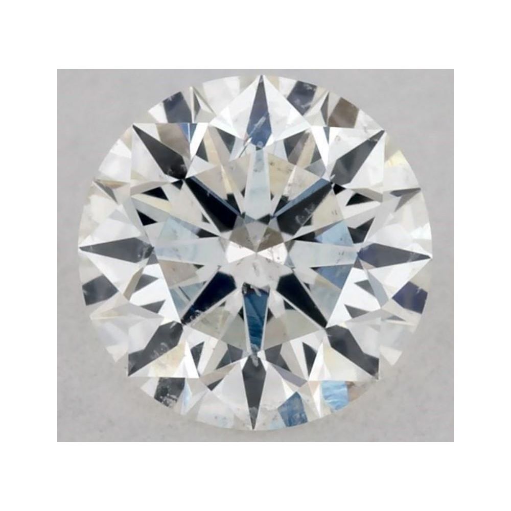 0.31 Carat Round Loose Diamond, G, I1, Super Ideal, GIA Certified