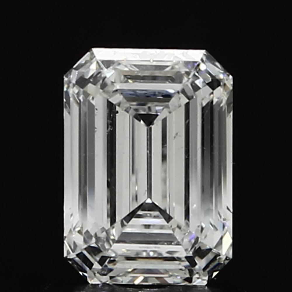 0.96 Carat Emerald Loose Diamond, F, SI1, Super Ideal, GIA Certified