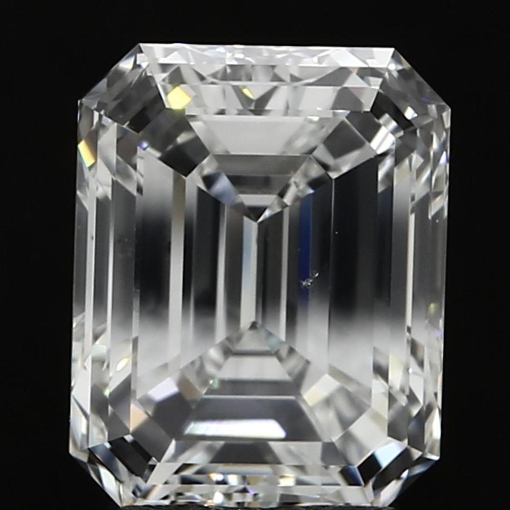 3.01 Carat Emerald Loose Diamond, F, SI1, Ideal, GIA Certified | Thumbnail