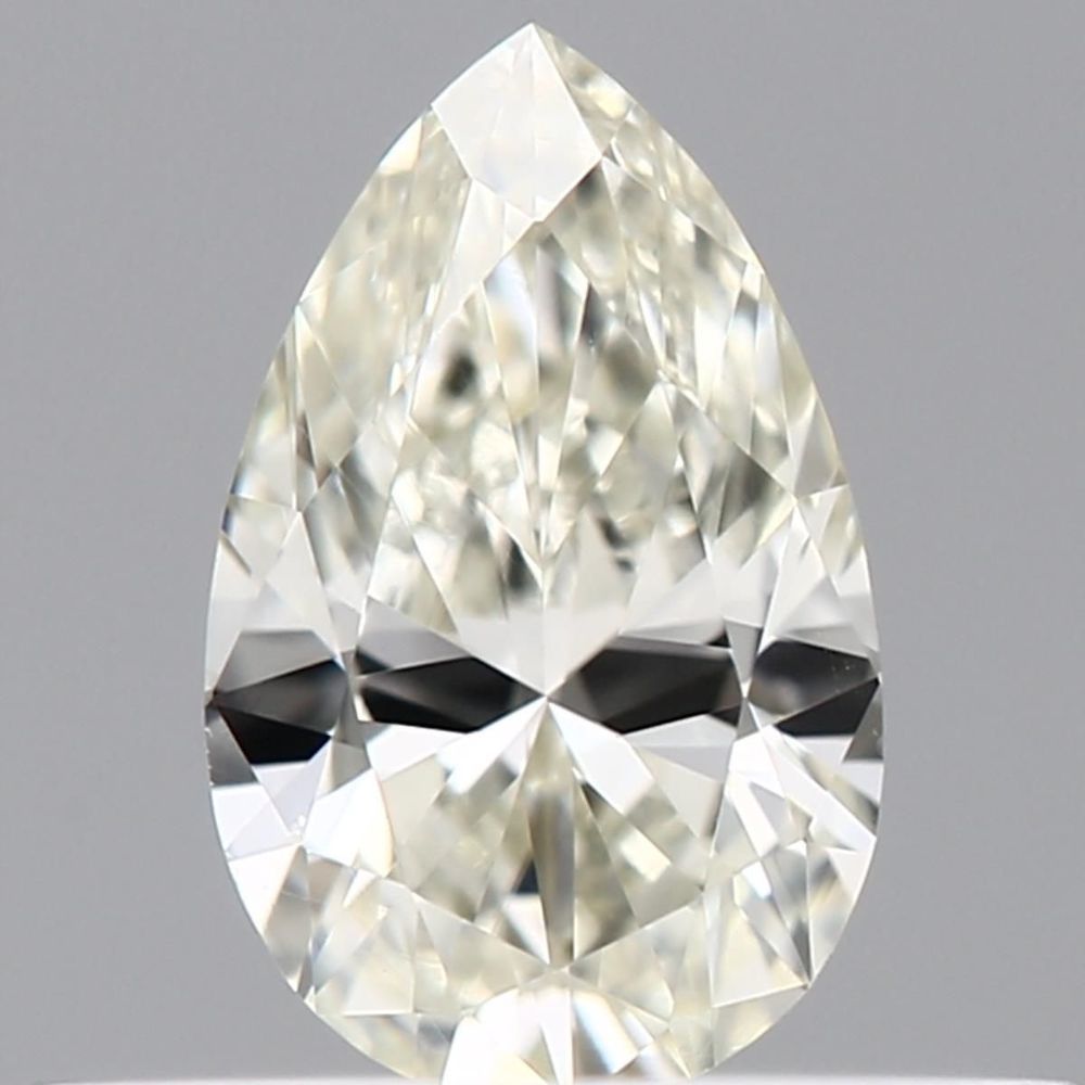 0.27 Carat Pear Loose Diamond, J, VS2, Ideal, GIA Certified