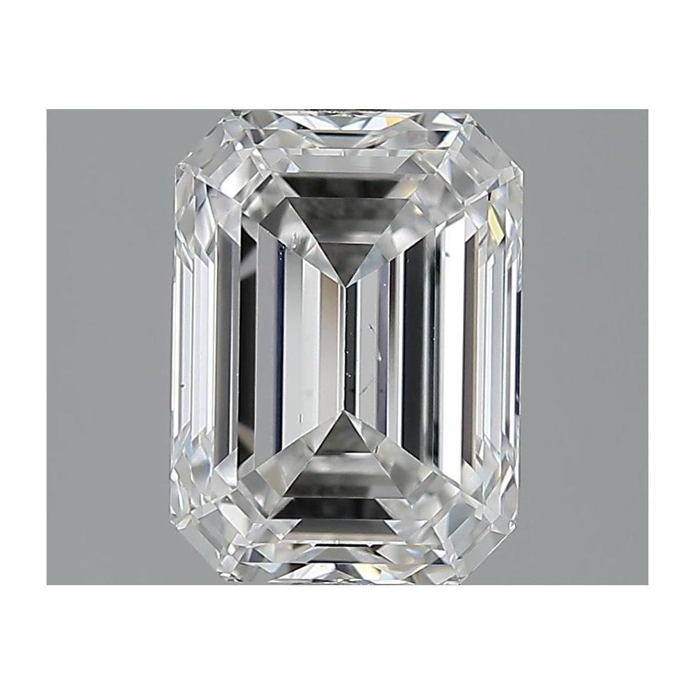 3.02 Carat Emerald Loose Diamond, D, SI1, Super Ideal, GIA Certified | Thumbnail