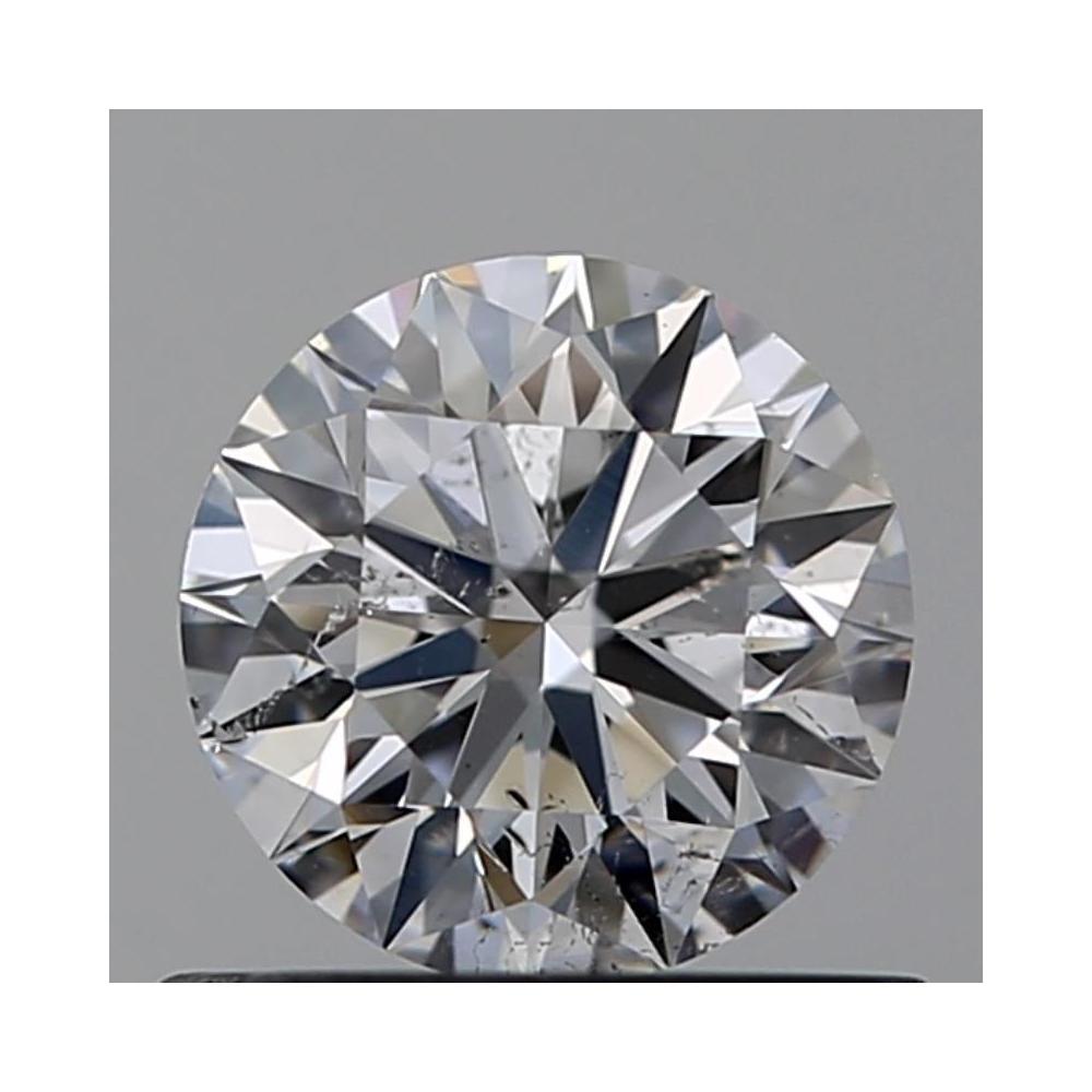 0.70 Carat Round Loose Diamond, D, SI2, Super Ideal, GIA Certified