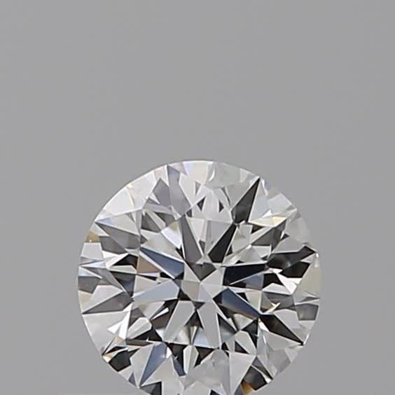 0.35 Carat Round Loose Diamond, E, VVS2, Super Ideal, GIA Certified
