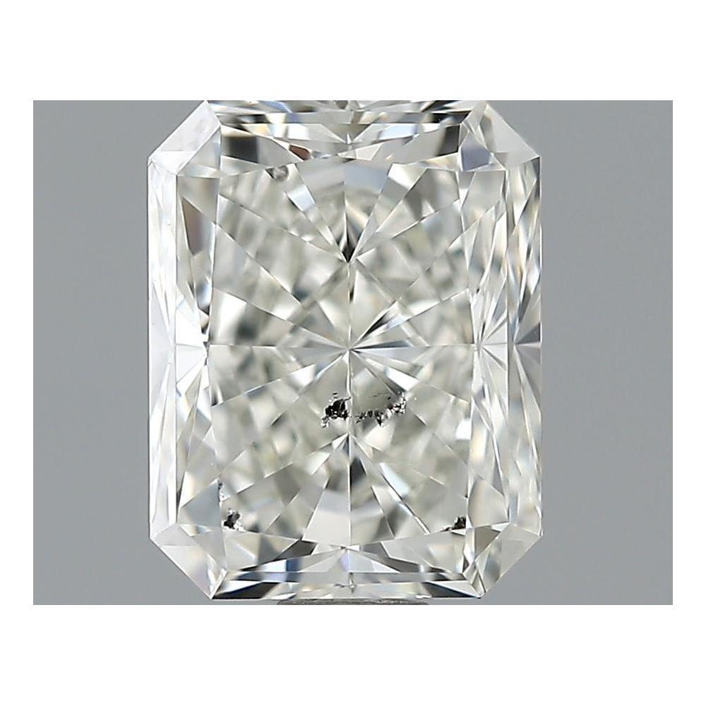1.51 Carat Radiant Loose Diamond, J, SI2, Super Ideal, GIA Certified