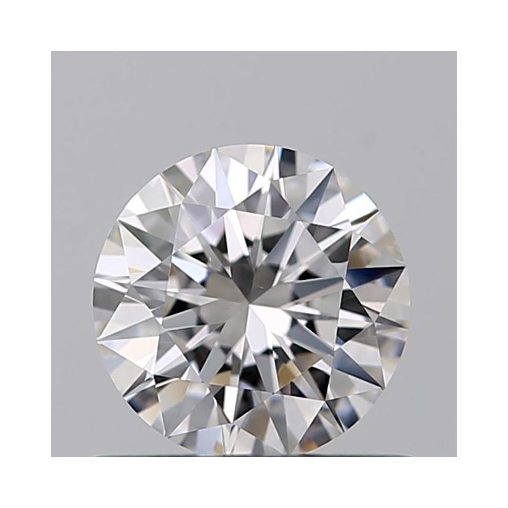 0.53 Carat Round Loose Diamond, E, VVS2, Super Ideal, GIA Certified