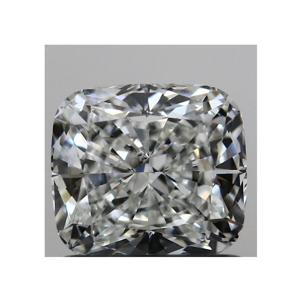 0.91 Carat Cushion Loose Diamond, H, SI1, Ideal, GIA Certified