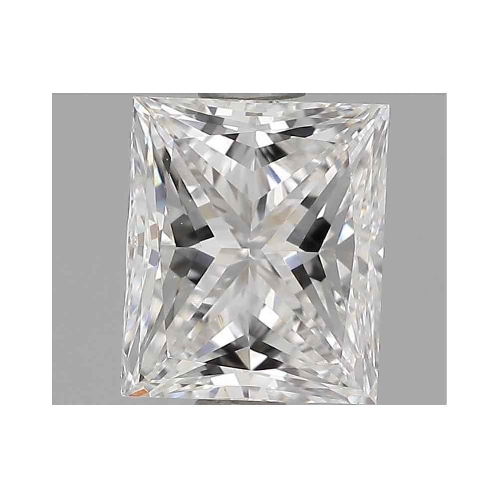 1.00 Carat Princess Loose Diamond, E, VS1, Excellent, GIA Certified | Thumbnail