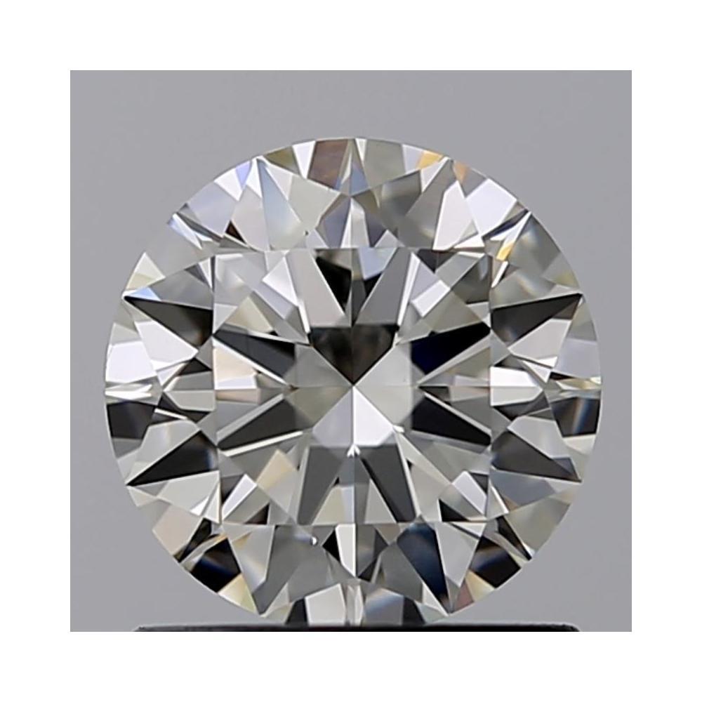 1.08 Carat Round Loose Diamond, J, VS1, Super Ideal, GIA Certified