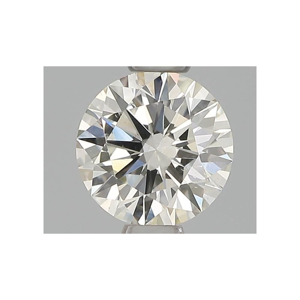 0.51 Carat Round Loose Diamond, J, VS2, Super Ideal, GIA Certified