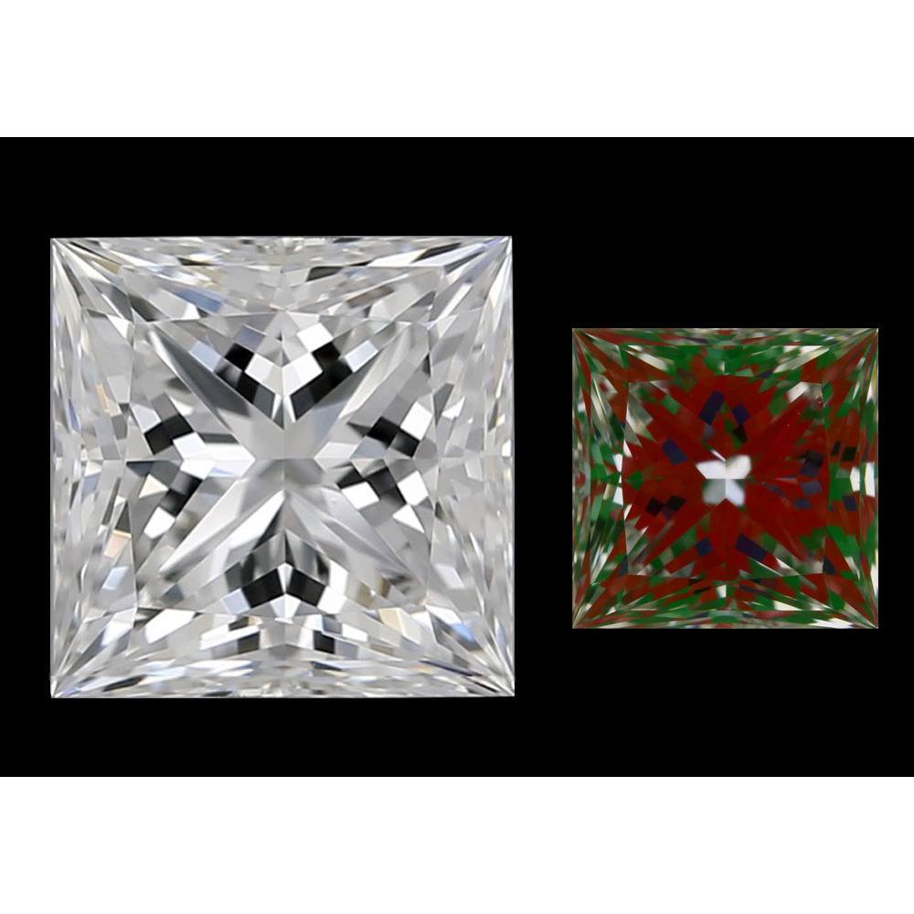 0.95 Carat Princess Loose Diamond, G, VVS1, Super Ideal, GIA Certified | Thumbnail