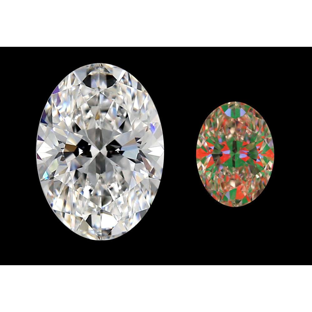 0.91 Carat Oval Loose Diamond, F, VVS1, Super Ideal, GIA Certified | Thumbnail