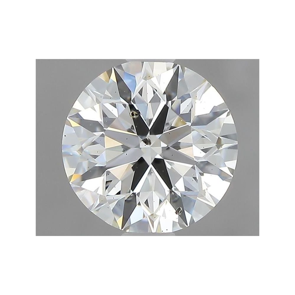 1.00 Carat Round Loose Diamond, J, SI2, Super Ideal, GIA Certified