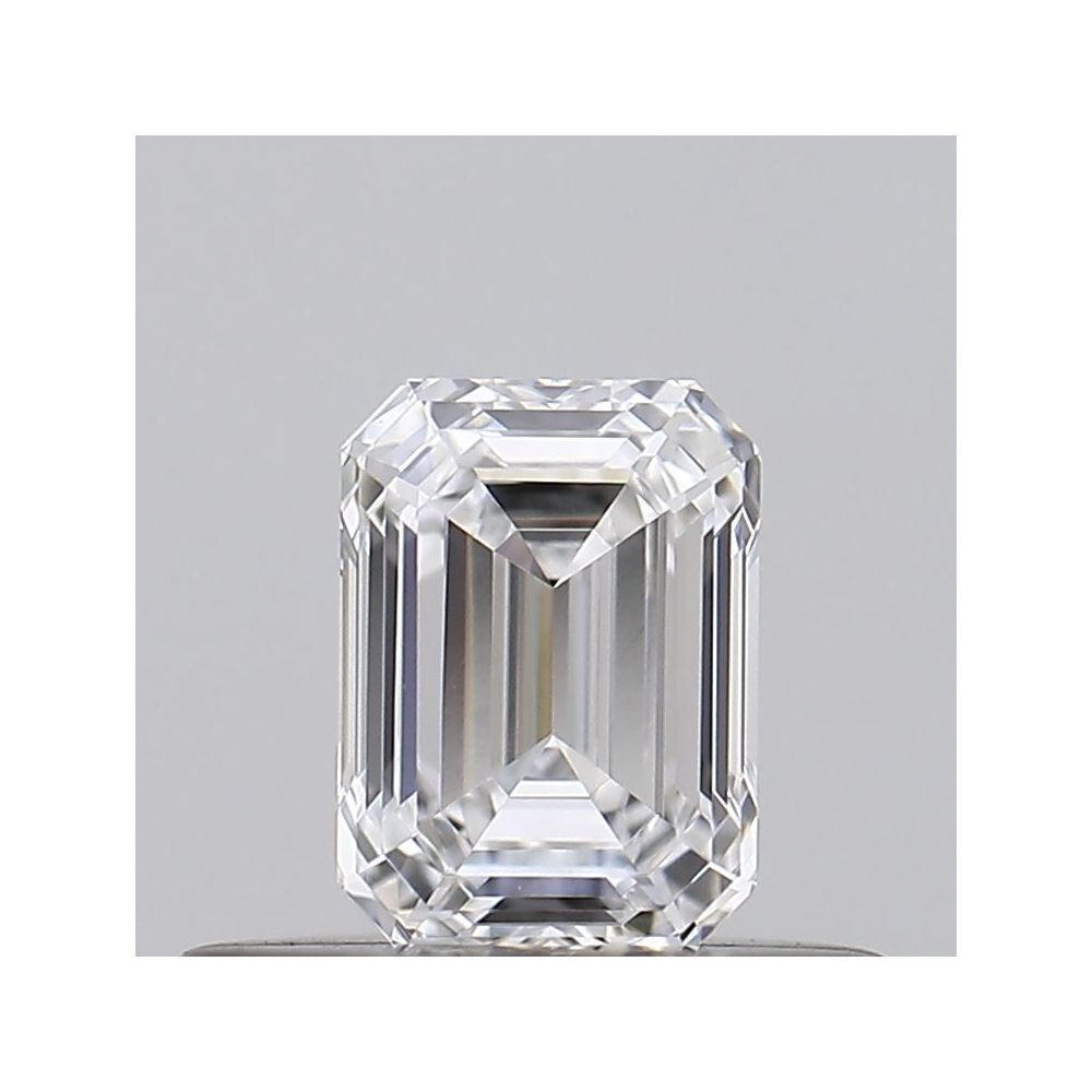 0.37 Carat Emerald Loose Diamond, D, VVS2, Super Ideal, GIA Certified