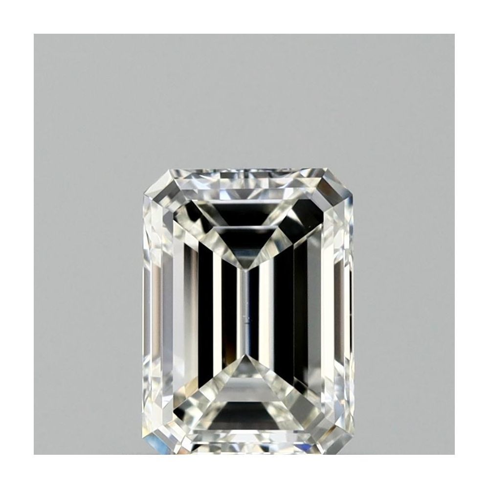 0.51 Carat Emerald Loose Diamond, H, VS1, Ideal, GIA Certified | Thumbnail