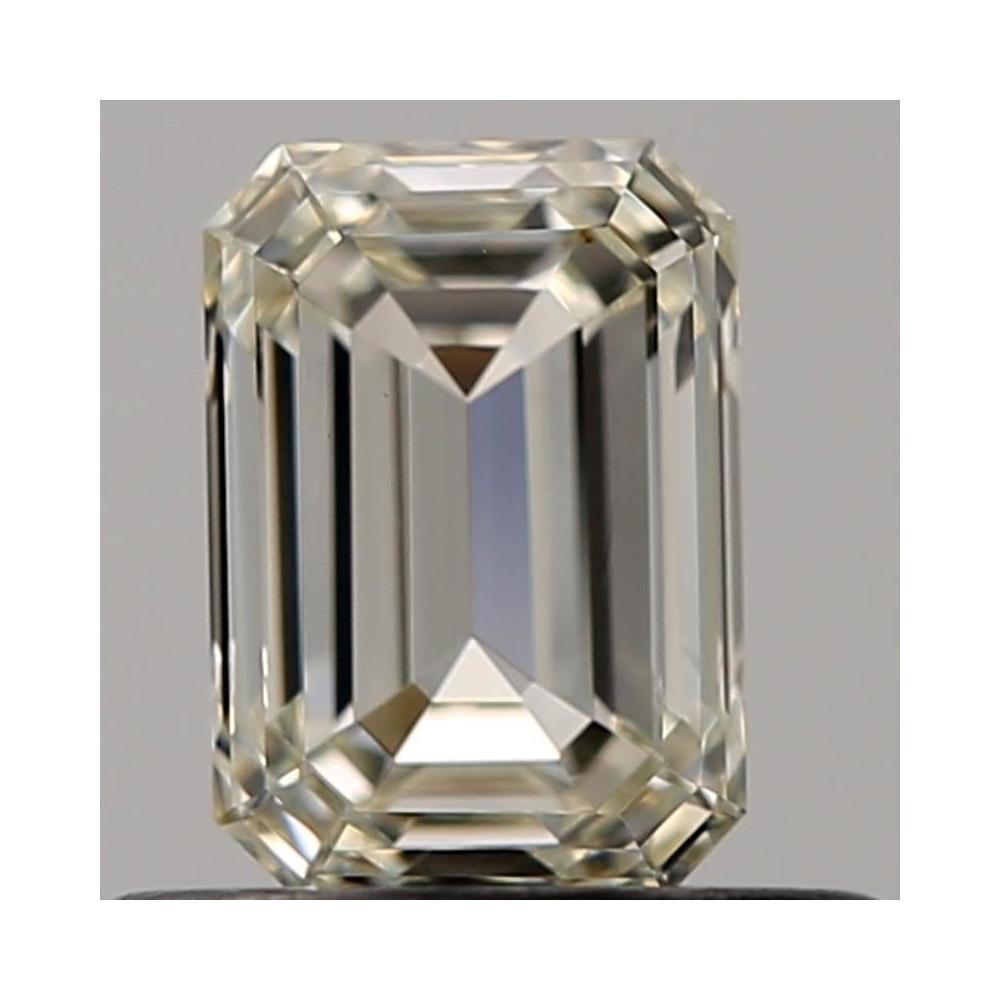 0.50 Carat Emerald Loose Diamond, K, VVS2, Ideal, GIA Certified