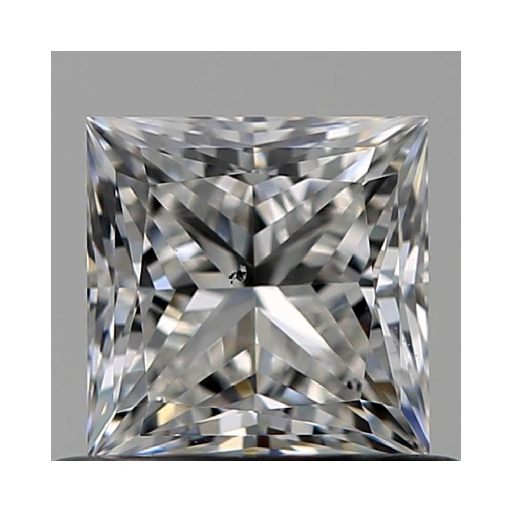 0.61 Carat Princess Loose Diamond, F, VS2, Super Ideal, GIA Certified