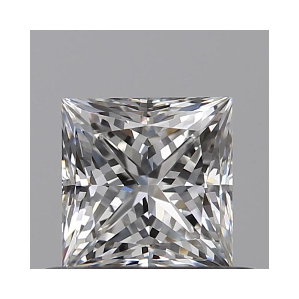 0.50 Carat Princess Loose Diamond, F, VS1, Ideal, GIA Certified | Thumbnail