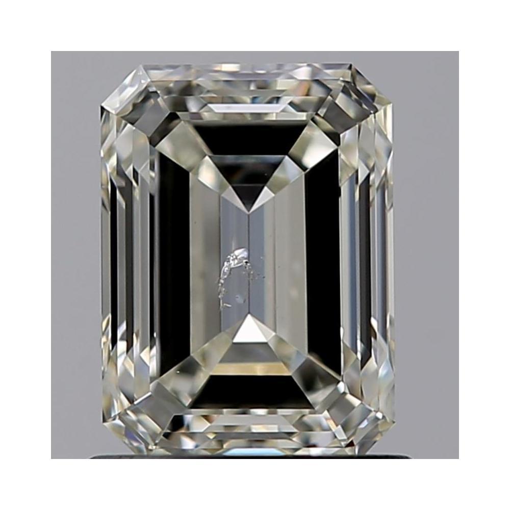 1.04 Carat Emerald Loose Diamond, J, SI2, Super Ideal, GIA Certified | Thumbnail