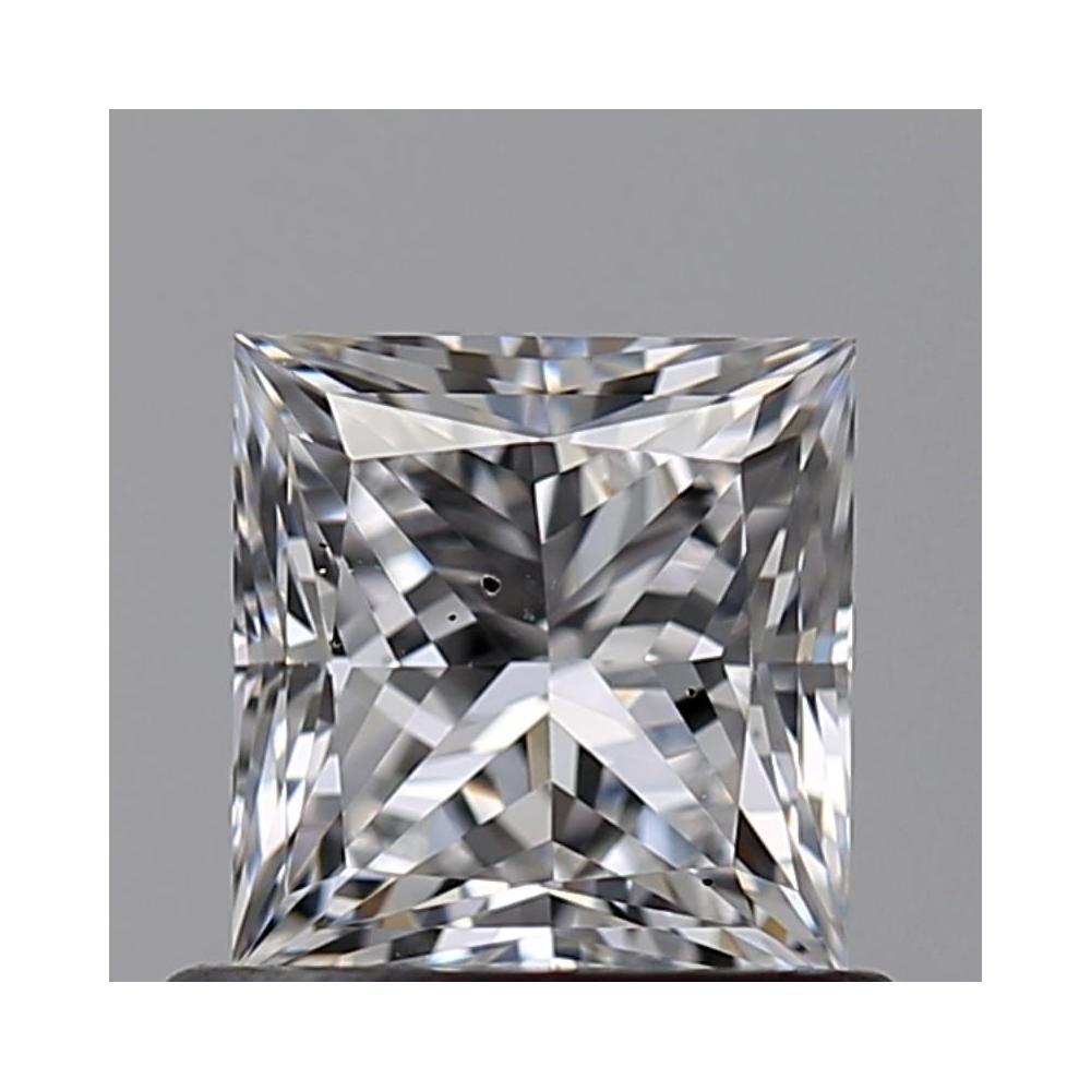 0.70 Carat Princess Loose Diamond, D, SI1, Ideal, GIA Certified | Thumbnail
