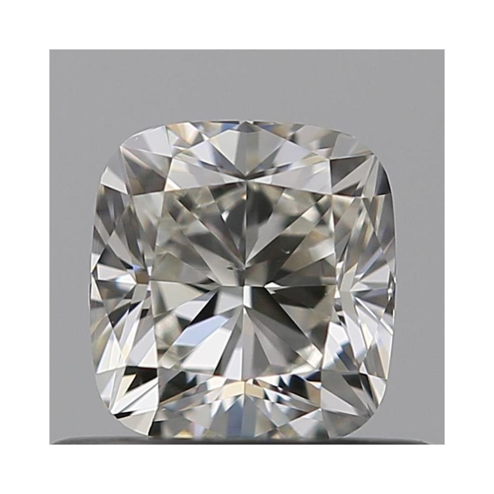 0.50 Carat Cushion Loose Diamond, J, VS2, Excellent, GIA Certified | Thumbnail