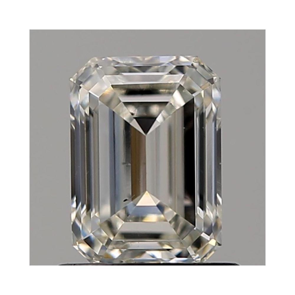 0.81 Carat Emerald Loose Diamond, F, VS2, Super Ideal, GIA Certified | Thumbnail