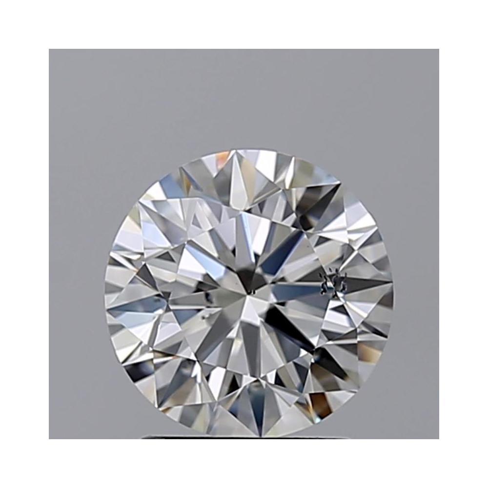 1.60 Carat Round Loose Diamond, G, SI1, Super Ideal, GIA Certified