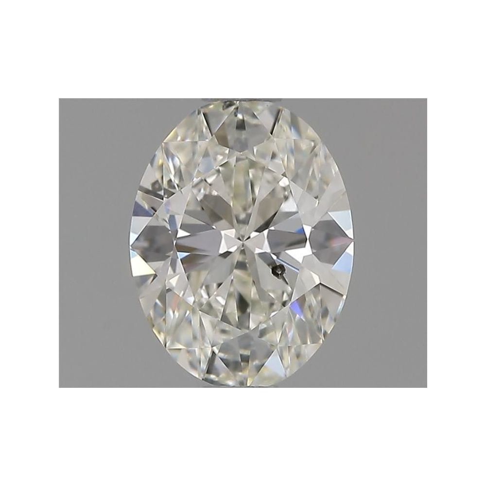 0.90 Carat Oval Loose Diamond, I, SI2, Super Ideal, GIA Certified