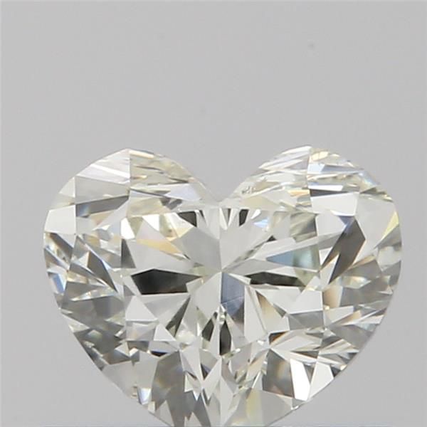0.51 Carat Heart Loose Diamond, K, SI1, Ideal, GIA Certified | Thumbnail