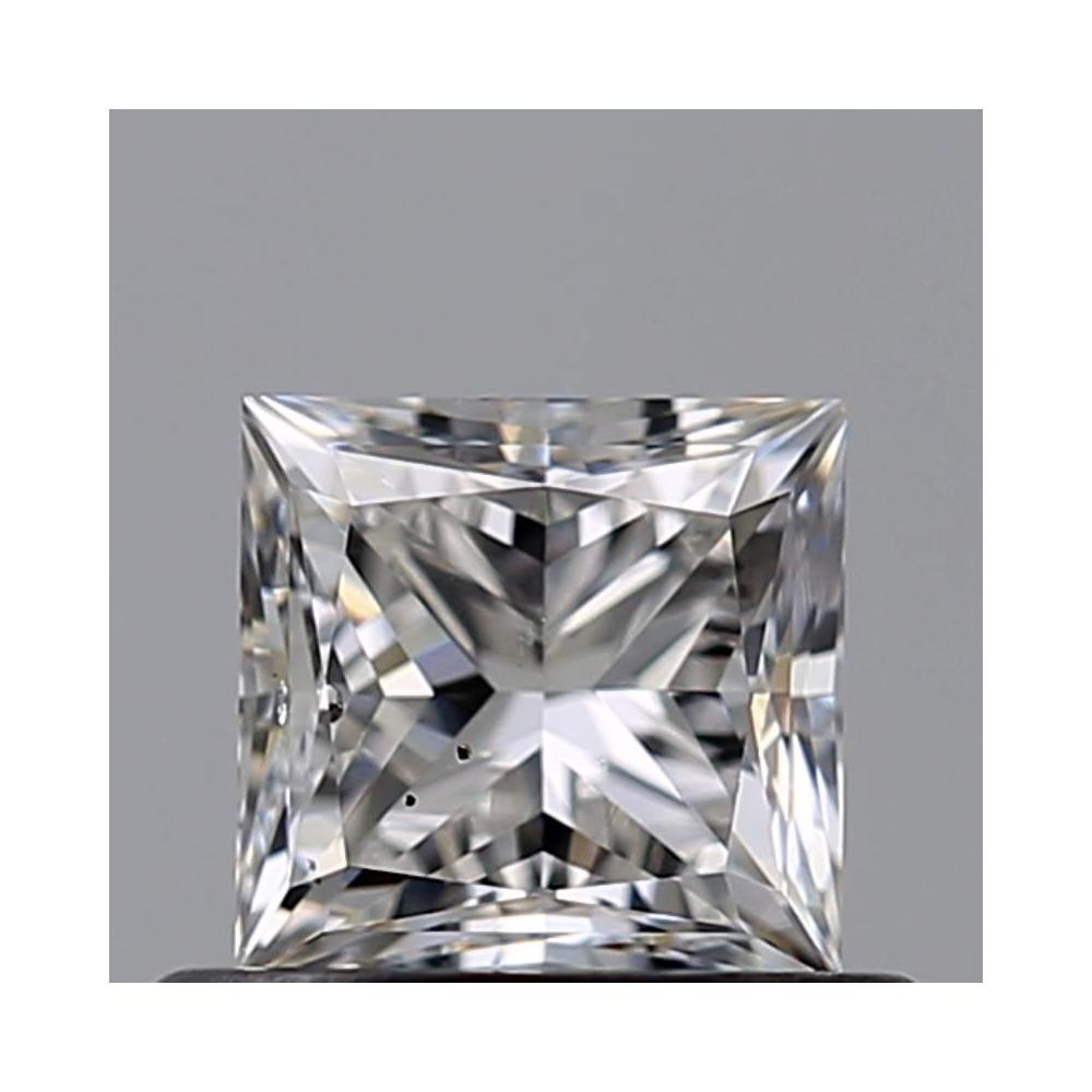 0.52 Carat Princess Loose Diamond, H, SI1, Excellent, GIA Certified