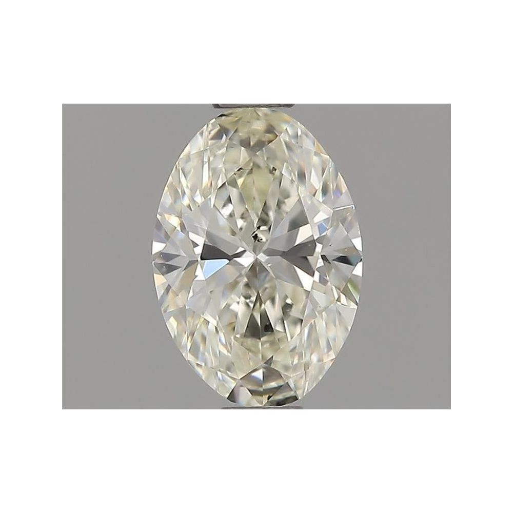 0.70 Carat Oval Loose Diamond, K, SI1, Super Ideal, GIA Certified