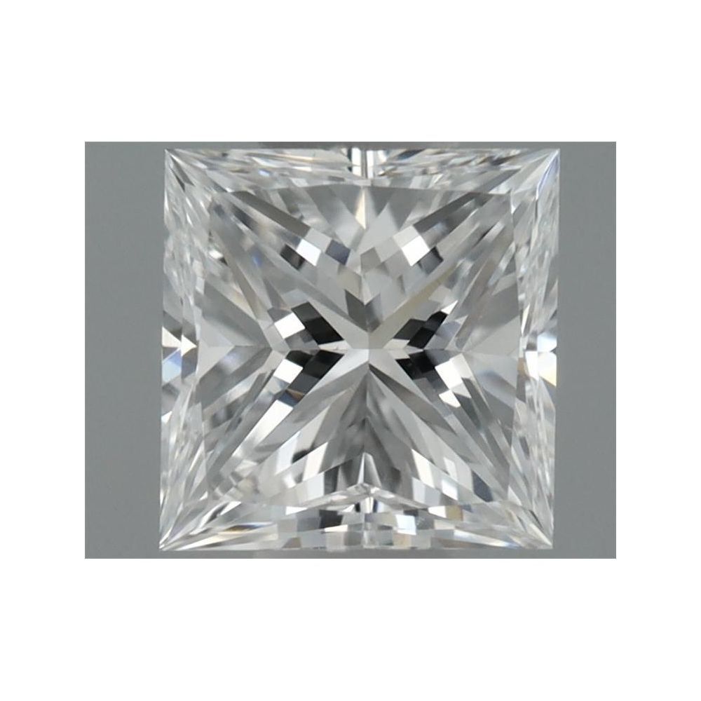 0.32 Carat Princess Loose Diamond, D, VVS2, Good, GIA Certified