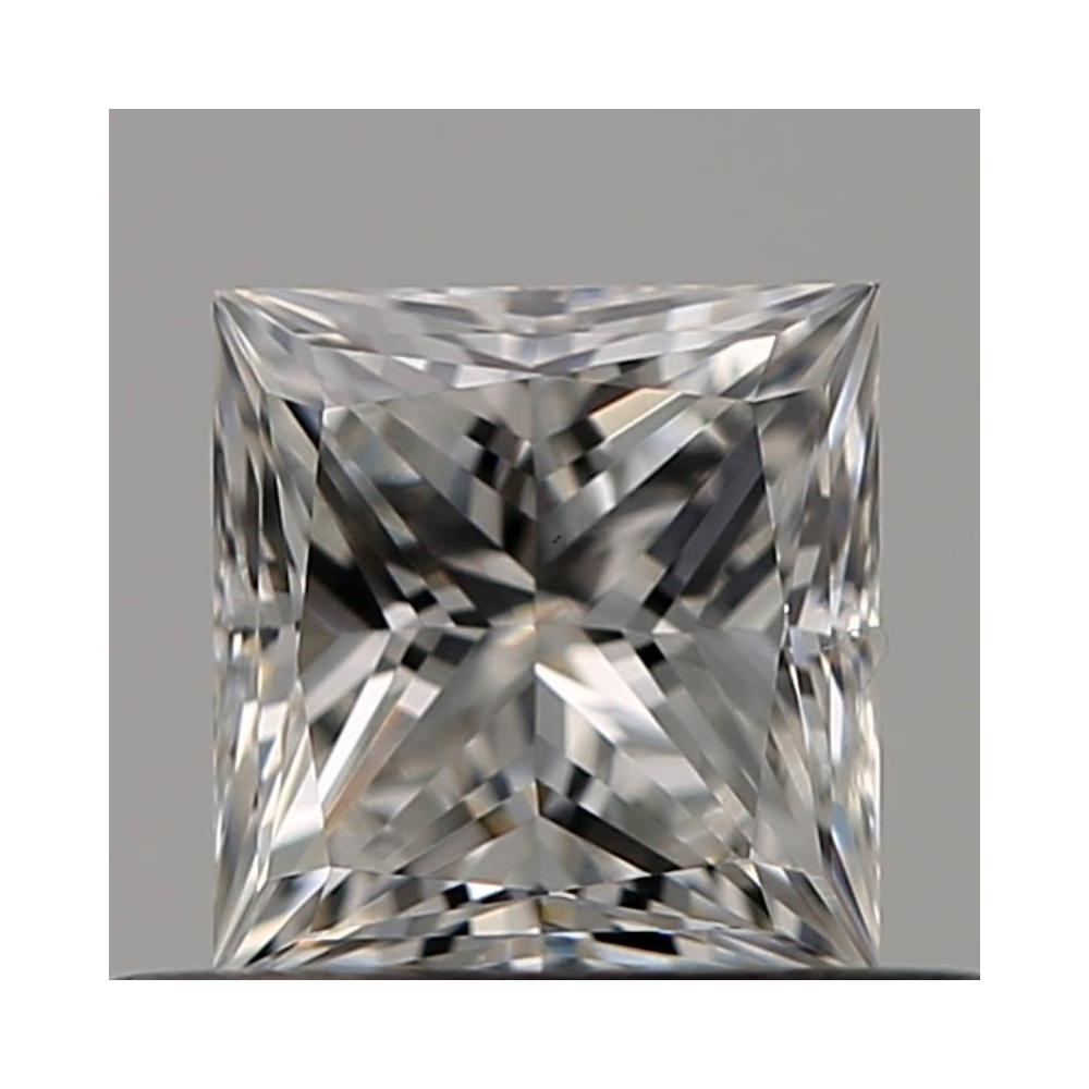 0.41 Carat Princess Loose Diamond, F, VVS2, Ideal, GIA Certified