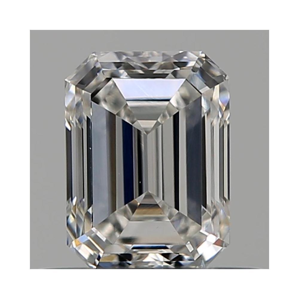 0.50 Carat Emerald Loose Diamond, F, VS1, Ideal, GIA Certified | Thumbnail