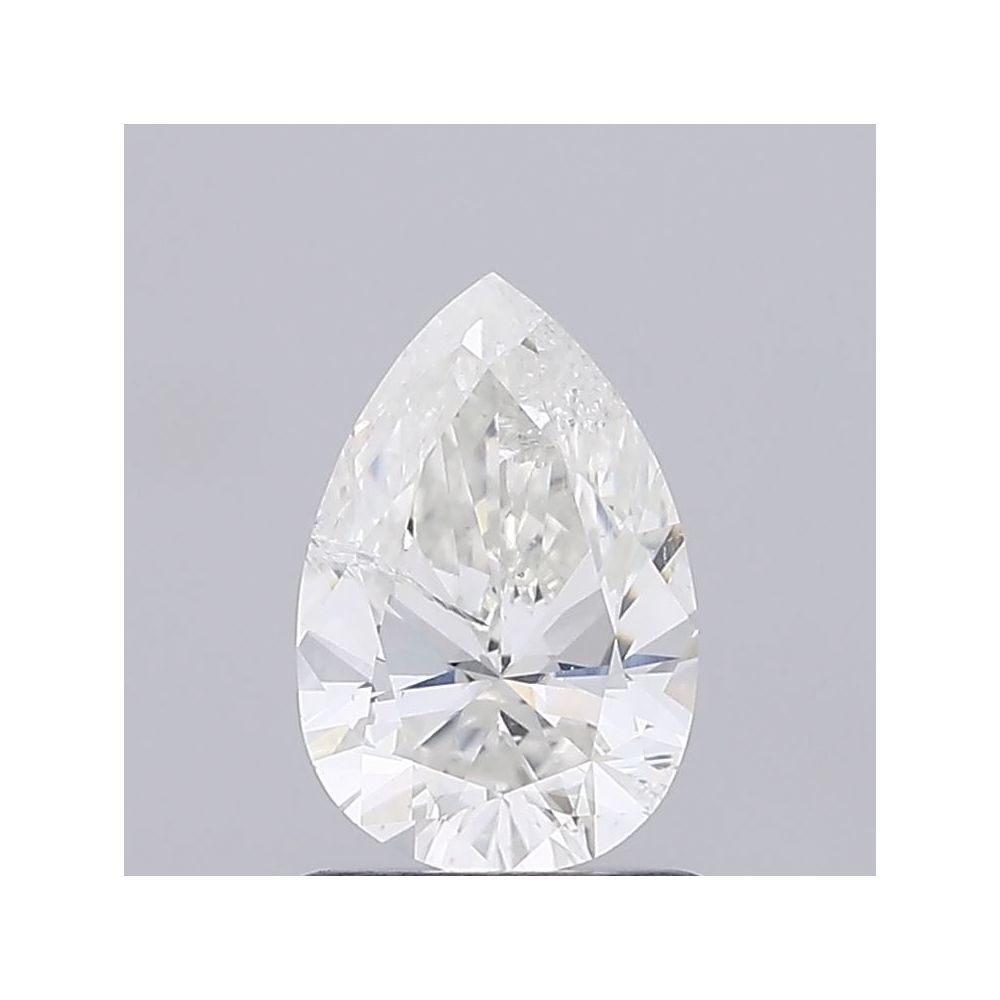 1.00 Carat Pear Loose Diamond, H, I2, Ideal, GIA Certified