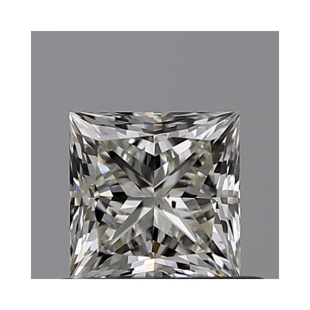 0.51 Carat Princess Loose Diamond, J, SI1, Super Ideal, GIA Certified | Thumbnail