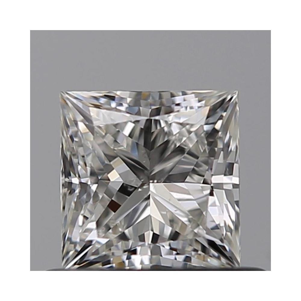 0.53 Carat Princess Loose Diamond, H, SI1, Ideal, GIA Certified | Thumbnail