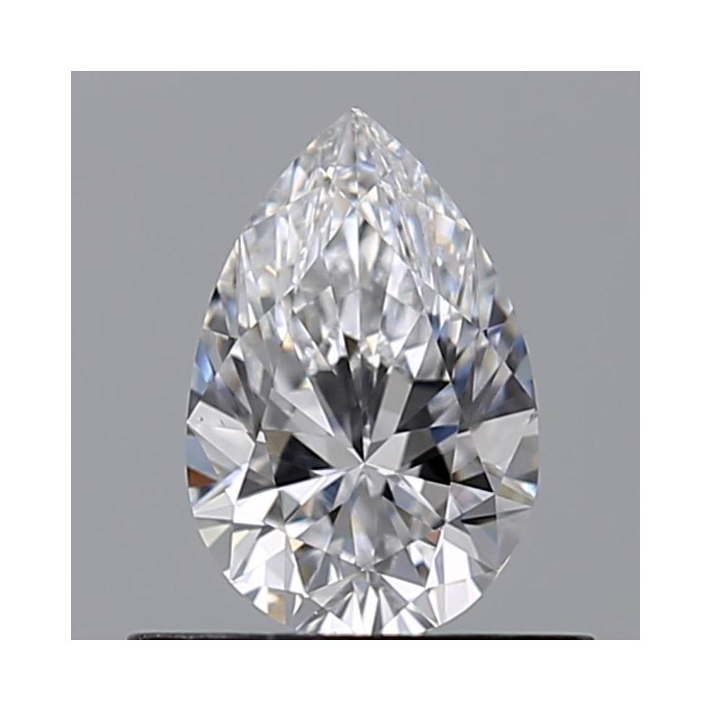 0.53 Carat Pear Loose Diamond, D, VS1, Ideal, GIA Certified | Thumbnail