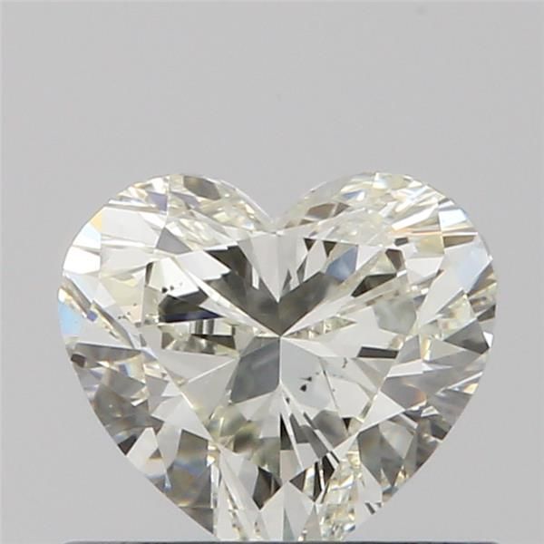 0.53 Carat Heart Loose Diamond, K, VS2, Excellent, GIA Certified | Thumbnail