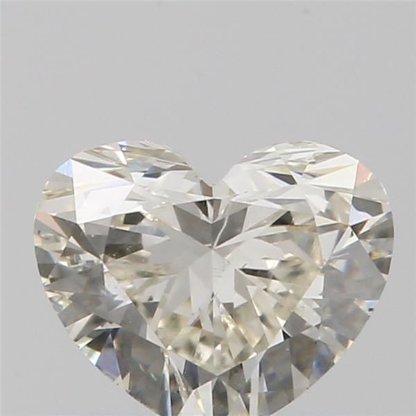 0.59 Carat Heart Loose Diamond, K, SI1, Ideal, GIA Certified | Thumbnail