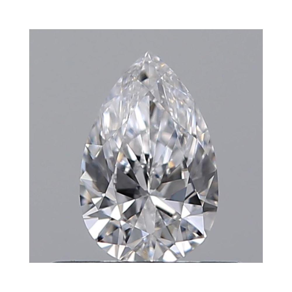 0.33 Carat Pear Loose Diamond, D, VVS1, Ideal, GIA Certified