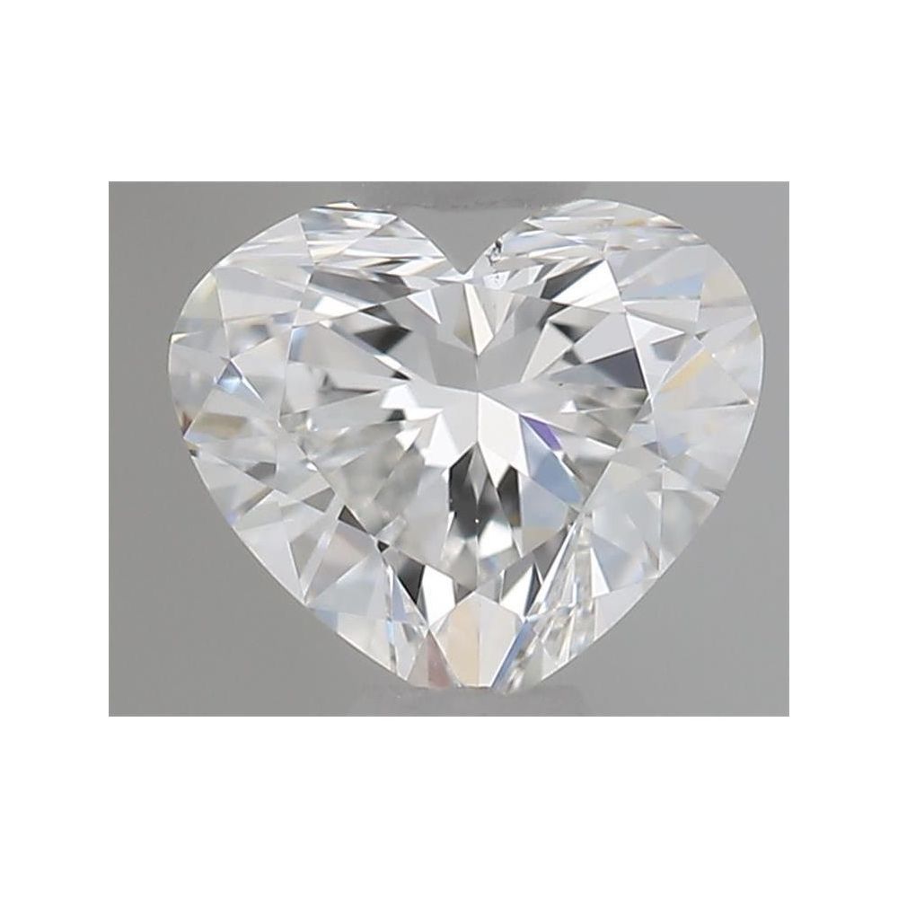 0.32 Carat Heart Loose Diamond, F, VS2, Super Ideal, GIA Certified