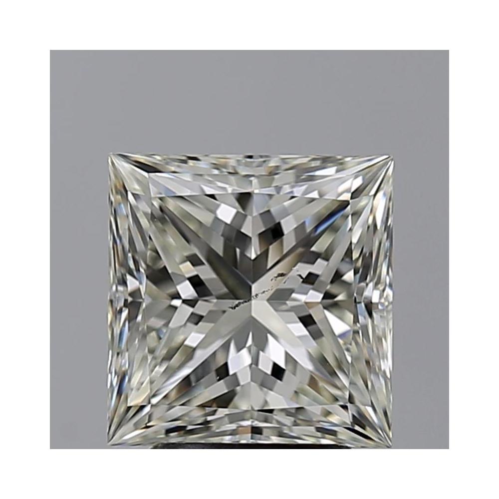 3.01 Carat Princess Loose Diamond, J, SI1, Super Ideal, GIA Certified | Thumbnail