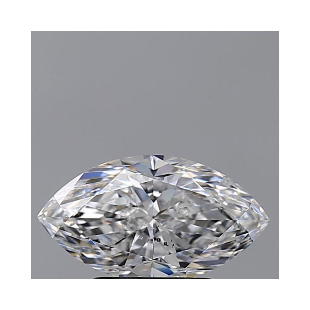 1.50 Carat Marquise Loose Diamond, D, SI1, Ideal, GIA Certified